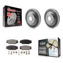 Load image into Gallery viewer, Front Coated Disc Brake Rotors And Ceramic Pads Kit For Lexus IS250