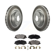 Charger l&#39;image dans la galerie, Front Coat Brake Rotors Ceramic Pad Kit For Land Rover Range Sport LR4 Discovery