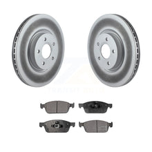 Charger l&#39;image dans la galerie, Front Coated Brake Rotor Ceramic Pad Kit For Ford Escape Transit Connect Lincoln