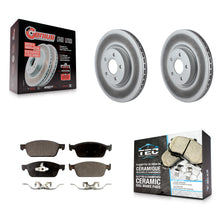 Load image into Gallery viewer, Front Coated Disc Brake Rotors And Ceramic Pads Kit For Ford Focus ST
