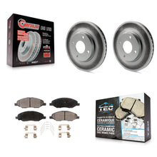 Charger l'image dans la galerie, [Front] 2008 Nissan Versa 4-Wheel ABS Premium Coated Rotors &amp; Ceramic Pads Brake Kit For Max Braking