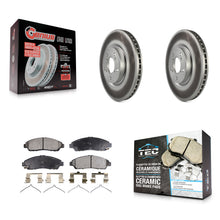 Load image into Gallery viewer, Front Coated Disc Brake Rotors Ceramic Pad Kit For Honda Pilot Acura MDX RLX ZDX