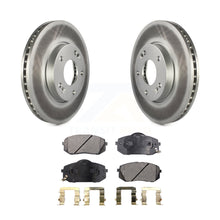 Charger l&#39;image dans la galerie, Front Coated Disc Brake Rotors And Ceramic Pads Kit For 2007-2009 Kia Rondo