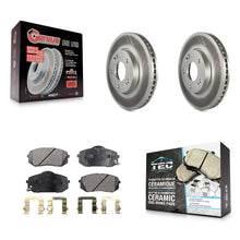 Load image into Gallery viewer, [Front] 2007-2009 Kia Rondo Premium Coated Rotors &amp; Ceramic Pads Brake Kit For Max Braking
