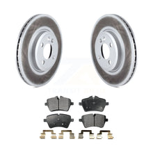 Load image into Gallery viewer, Front Coated Disc Brake Rotors And Ceramic Pads Kit For Mini Cooper Countryman