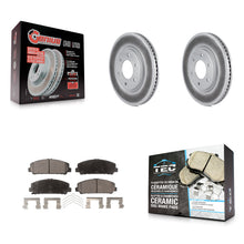 Load image into Gallery viewer, Front Coated Brake Rotor &amp; Ceramic Pad Kit For Nissan TITAN Armada INFINITI QX80