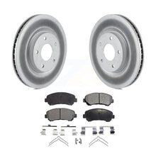 Charger l&#39;image dans la galerie, Front Coated Disc Brake Rotors And Ceramic Pads Kit For Nissan Rogue Select