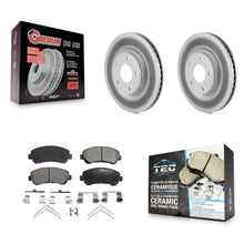 Load image into Gallery viewer, Front Coated Disc Brake Rotors And Ceramic Pads Kit For Nissan Rogue Select