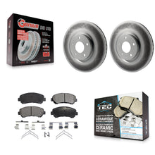 Load image into Gallery viewer, Front Coated Disc Brake Rotors And Ceramic Pads Kit For Nissan Sentra Juke