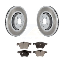 Charger l&#39;image dans la galerie, Front Coat Brake Rotors Ceramic Pad Kit For Volvo S60 XC70 S80 V60 Cross Country