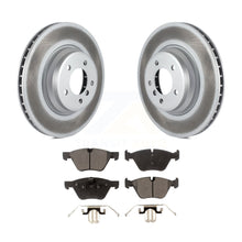 Charger l&#39;image dans la galerie, Front Coated Disc Brake Rotors And Ceramic Pads Kit For 2007 BMW 335xi