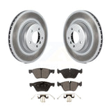 [Front] 2007 BMW 335xi Premium Coated Rotors & Ceramic Pads Brake Kit For Max Braking