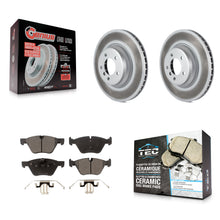 Load image into Gallery viewer, [Front] 2007 BMW 335xi Premium Coated Rotors &amp; Ceramic Pads Brake Kit For Max Braking