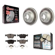 Load image into Gallery viewer, Front Coated Disc Brake Rotors And Ceramic Pads Kit For 2008 BMW 328xi To 08 07