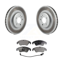 Charger l&#39;image dans la galerie, Front Coated Disc Brake Rotors Ceramic Pad Kit For Audi A4 Quattro Q5 A5 allroad