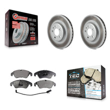 Load image into Gallery viewer, Front Coated Disc Brake Rotors Ceramic Pad Kit For Audi A4 Quattro Q5 A5 allroad