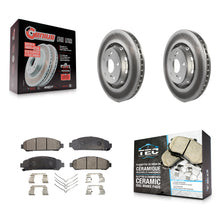 Load image into Gallery viewer, [Front] 2009-2016 Toyota Venza Premium Coated Rotors &amp; Ceramic Pads Brake Kit For Max Braking