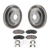 [Front] 2011-2014 Honda Odyssey Premium Coated Rotors & Ceramic Pads Brake Kit For Max Braking