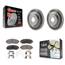 Load image into Gallery viewer, [Front] 2011-2014 Honda Odyssey Premium Coated Rotors &amp; Ceramic Pads Brake Kit For Max Braking