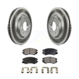 [Front] 2010-2011 Kia Soul 2.0L Premium Coated Rotors & Ceramic Pads Brake Kit For Max Braking