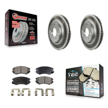 Load image into Gallery viewer, [Front] 2010-2011 Kia Soul 2.0L Premium Coated Rotors &amp; Ceramic Pads Brake Kit For Max Braking