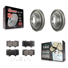 Load image into Gallery viewer, Front Coat Brake Rotors Ceramic Pad Kit For 2010-2022 Toyota 4Runner Lexus GX460