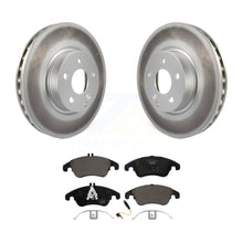 Charger l&#39;image dans la galerie, Front Coated Brake Rotor &amp; Ceramic Pad Kit For Mercedes-Benz E350 C300 C350 E400