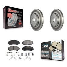 Load image into Gallery viewer, [Front] 2010-2013 Suzuki Kizashi Premium Coated Rotors &amp; Ceramic Pads Brake Kit For Max Braking