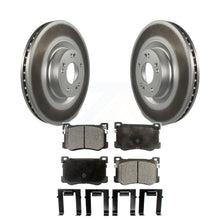 Load image into Gallery viewer, Front Coated Brake Rotor &amp; Ceramic Pad Kit For Hyundai Genesis G80 Kia K900 3.8L