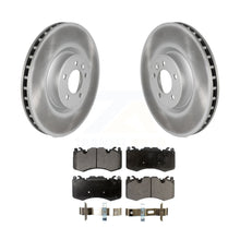 Load image into Gallery viewer, Front Coated Disc Brake Rotors And Ceramic Pads Kit For Land Rover Range Sport