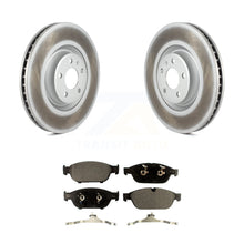 Charger l&#39;image dans la galerie, Front Coated Disc Brake Rotors And Ceramic Pads Kit For Audi A6 Quattro A7