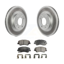 Charger l&#39;image dans la galerie, Front Coated Disc Brake Rotors And Ceramic Pads Kit For Hyundai Accent Kia Rio