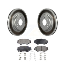 Charger l&#39;image dans la galerie, Front Coated Disc Brake Rotors And Ceramic Pads Kit For 2013 Acura ILX 2.0L