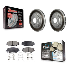 Load image into Gallery viewer, [Front] 2013 Acura ILX 2.0L Premium Coated Rotors &amp; Ceramic Pads Brake Kit For Max Braking