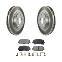 Charger l&#39;image dans la galerie, Front Coated Disc Brake Rotors And Ceramic Pads Kit For 2013-2015 Mazda CX-5