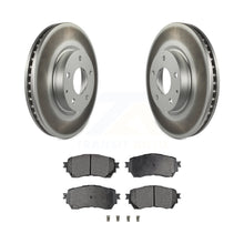 Load image into Gallery viewer, Front Coated Disc Brake Rotors And Ceramic Pads Kit For Mazda 6