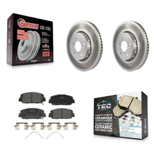 Load image into Gallery viewer, Front Coated Disc Brake Rotors And Ceramic Pads Kit For Acura RDX ILX