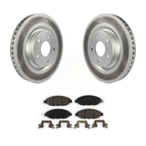 Front Coated Brake Rotor & Ceramic Pad Kit For Nissan Pathfinder Murano INFINITI