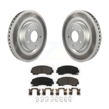 Charger l&#39;image dans la galerie, Front Coated Disc Brake Rotors And Ceramic Pads Kit For INFINITI Q50 QX50 Q60