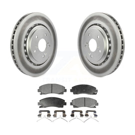 [Front] 2015-2020 Acura TLX Premium Coated Rotors & Ceramic Pads Brake Kit For Max Braking