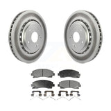 [Front] 2015-2020 Acura TLX Premium Coated Rotors & Ceramic Pads Brake Kit For Max Braking