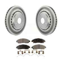 Charger l&#39;image dans la galerie, Front Coated Disc Brake Rotors And Ceramic Pads Kit For 2014-2016 Acura MDX