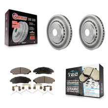 Load image into Gallery viewer, [Front] 2014-2016 Acura MDX Premium Coated Rotors &amp; Ceramic Pads Brake Kit For Max Braking