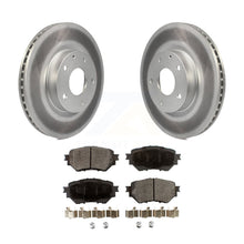 Charger l&#39;image dans la galerie, Front Coated Disc Brake Rotors And Ceramic Pads Kit For Mazda 3 Sport 2.5L