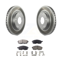 Charger l&#39;image dans la galerie, Front Coated Disc Brake Rotors And Ceramic Pads Kit For Nissan Sentra