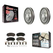 Charger l'image dans la galerie, Front Coated Disc Brake Rotor And Ceramic Pad Kit For Nissan Rogue Sport Qashqai
