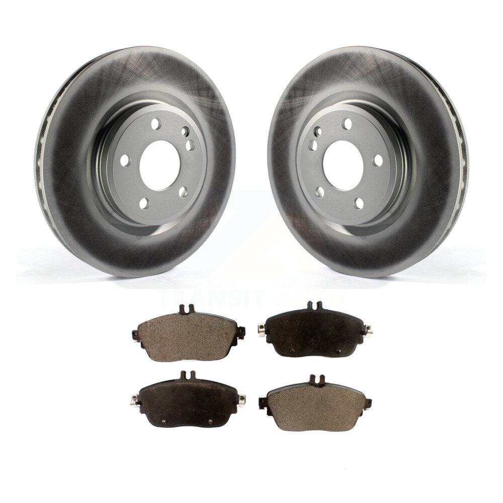 Front Coat Brake Rotors Ceramic Pad Kit For Mercedes-Benz GLA250 CLA250 INFINITI