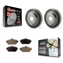Load image into Gallery viewer, Front Coat Brake Rotors Ceramic Pad Kit For Mercedes-Benz GLA250 CLA250 INFINITI