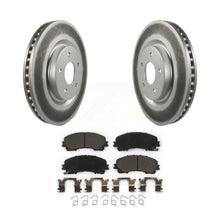 Load image into Gallery viewer, Front Coated Disc Brake Rotors And Ceramic Pads Kit For Nissan Rogue