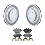 Front Coated Disc Brake Rotors And Ceramic Pads Kit For Mini Cooper